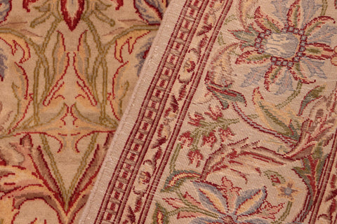 handmade Transitional Internation Taupe Rust Hand Knotted RECTANGLE 100% WOOL area rug 6x9