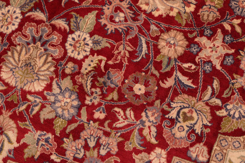 handmade Traditional Hussani Red Blue Hand Knotted RECTANGLE 100% WOOL area rug 6x9