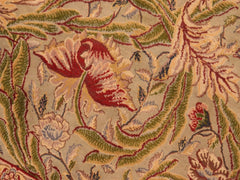 handmade Transitional Marry Gold Green Red Hand Knotted RECTANGLE 100% WOOL area rug 6x9