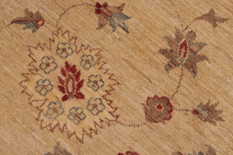 handmade Traditional Kafkaz Tan Beige Hand Knotted RECTANGLE 100% WOOL area rug 9x12