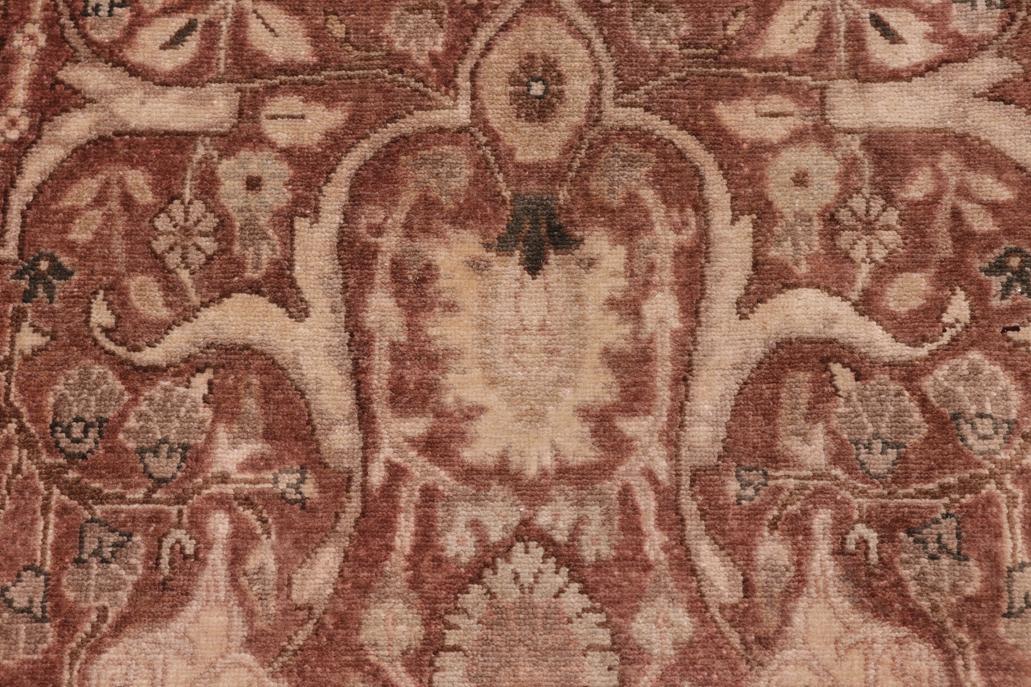 handmade Traditional Lahore Lt. Brown Gold Hand Knotted RECTANGLE 100% WOOL area rug 8'X10'