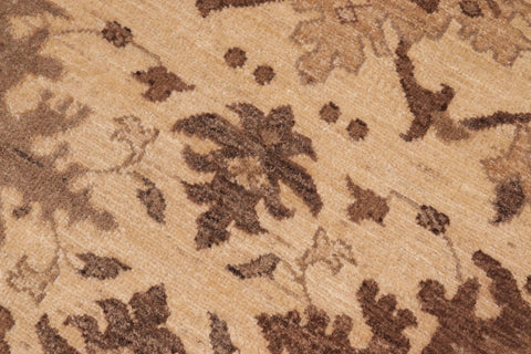handmade Geometric Kafkaz Ivory Lt. Tan Hand Knotted RECTANGLE 100% WOOL area rug 8' x 10'