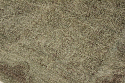 handmade Over Dyed Over Dyed Teal Green Red Hand Knotted RECTANGLE 100% WOOL area rug 8' x 10'