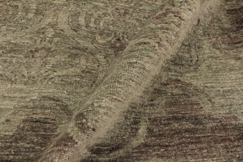 handmade Over Dyed Over Dyed Teal Green Red Hand Knotted RECTANGLE 100% WOOL area rug 8' x 10'