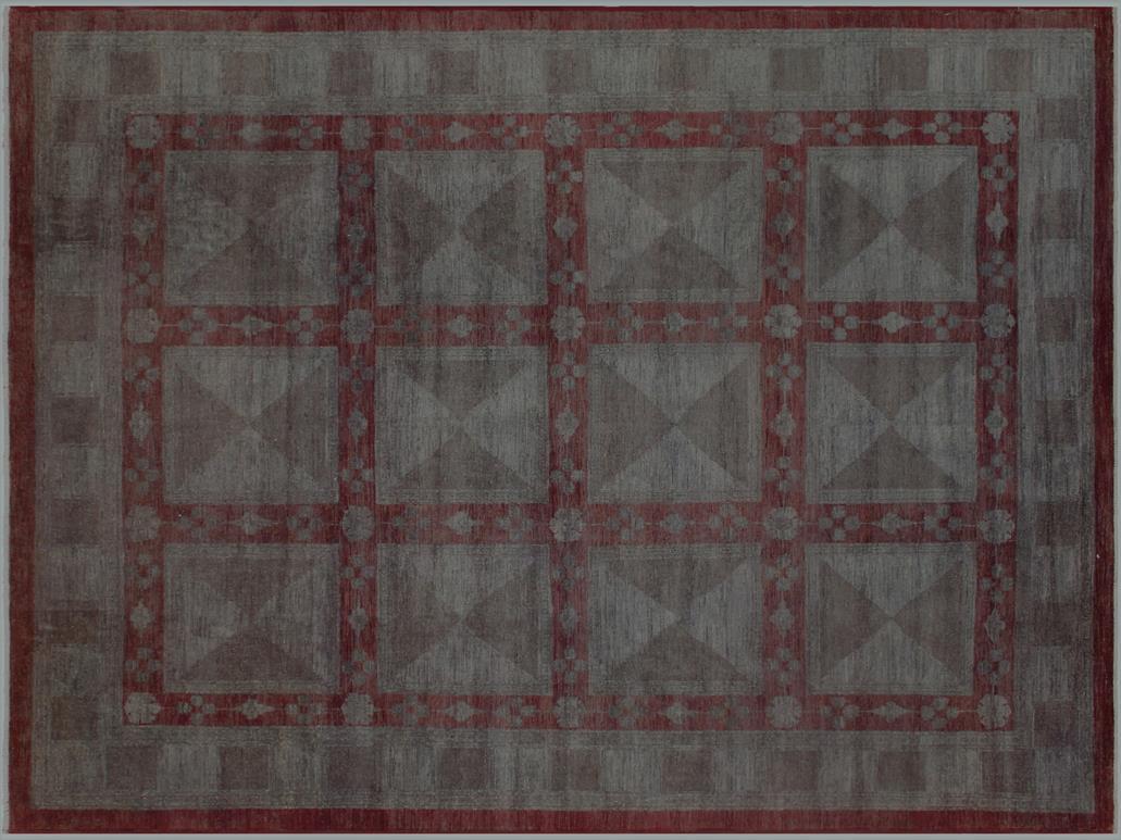 A03357, 7 9"x 911",Over Dyed                     ,8x10,Silver,LT. GRAY,Hand-knotted                  ,Pakistan   ,100% Wool  ,Rectangle  ,652671153976