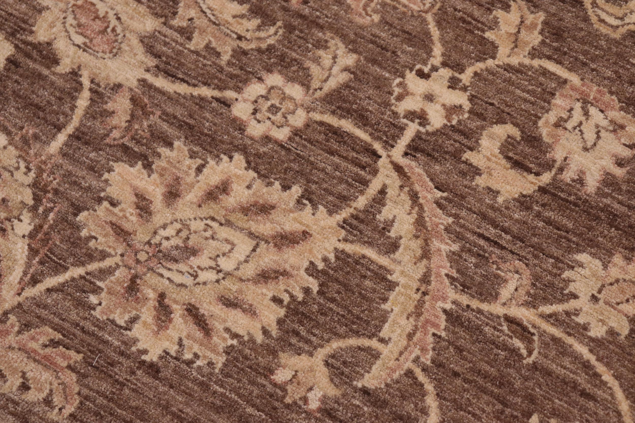 handmade Traditional Kafkaz Lt. Brown Beige Hand Knotted RECTANGLE 100% WOOL area rug 8x10
