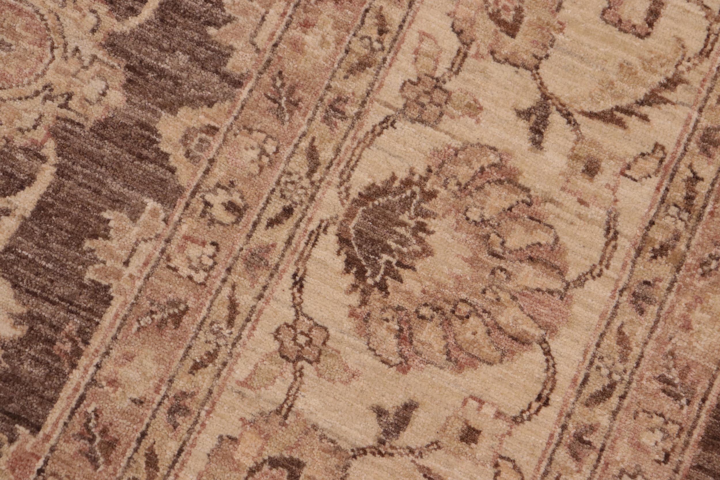 handmade Traditional Kafkaz Lt. Brown Beige Hand Knotted RECTANGLE 100% WOOL area rug 8x10