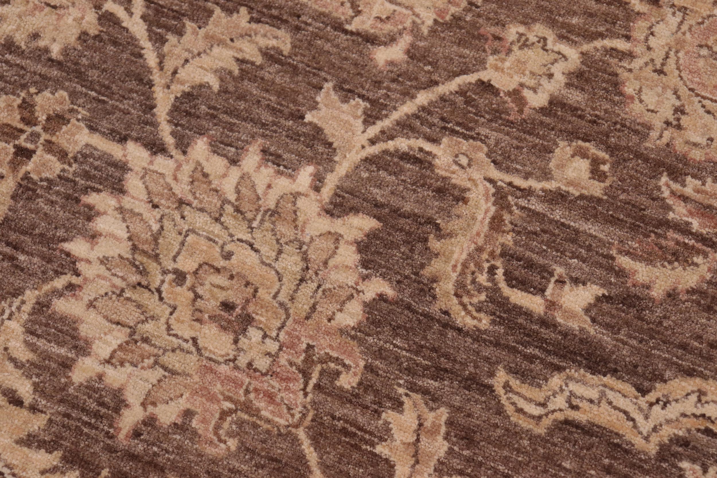 handmade Traditional Kafkaz Lt. Brown Beige Hand Knotted RECTANGLE 100% WOOL area rug 8x10