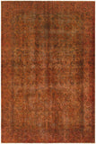 handmade Vintage Vintage Rust Brown Hand Knotted RECTANGLE 100% WOOL area rug 8x11