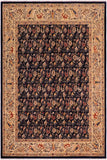 handmade Transitional Kafkaz Blue Lt. Gold Hand Knotted RECTANGLE 100% WOOL area rug 8 x 10