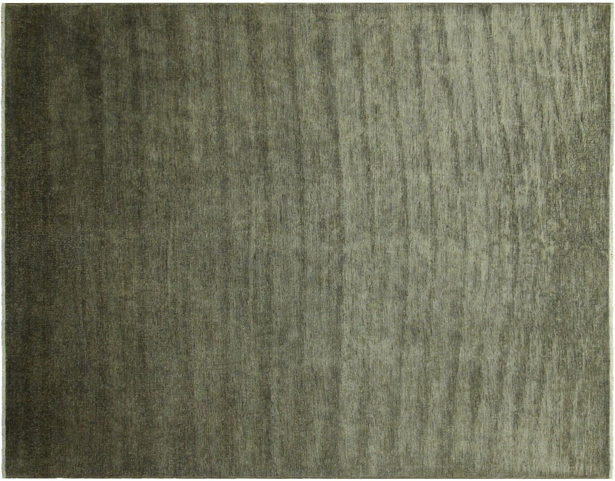 handmade Over Dyed Over Dyed Drk. Gray Drk. Gray Hand Knotted RECTANGLE 100% WOOL area rug 9' x 12'