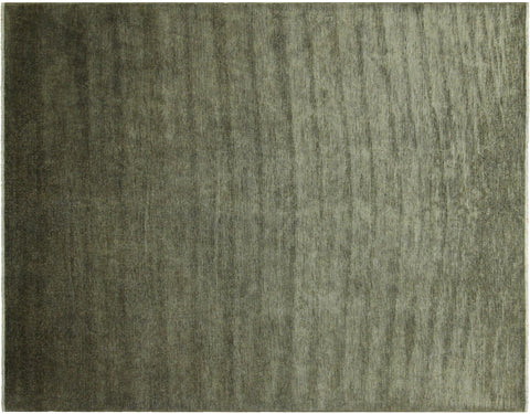 handmade Over Dyed Over Dyed Drk. Gray Drk. Gray Hand Knotted RECTANGLE 100% WOOL area rug 9' x 12'