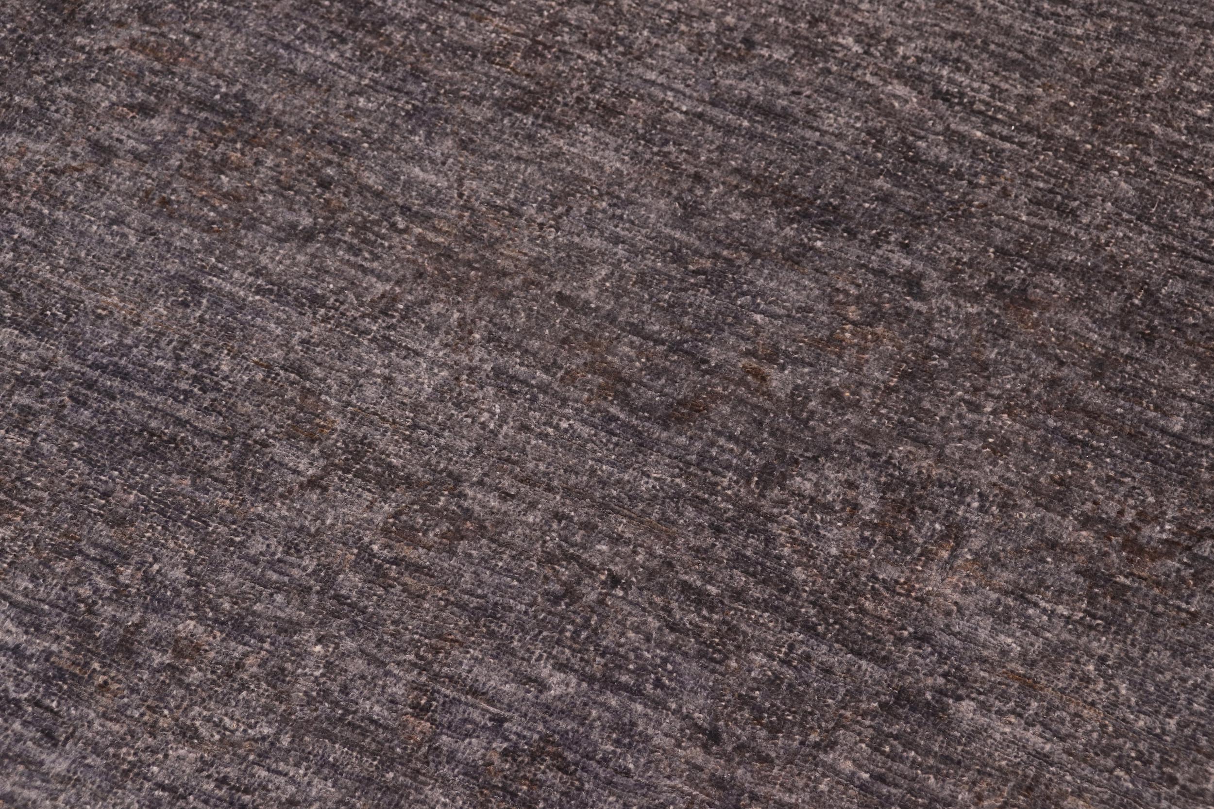 handmade Over Dyed Over Dyed Gray Gray Hand Knotted RECTANGLE 100% WOOL area rug 8' x 10'