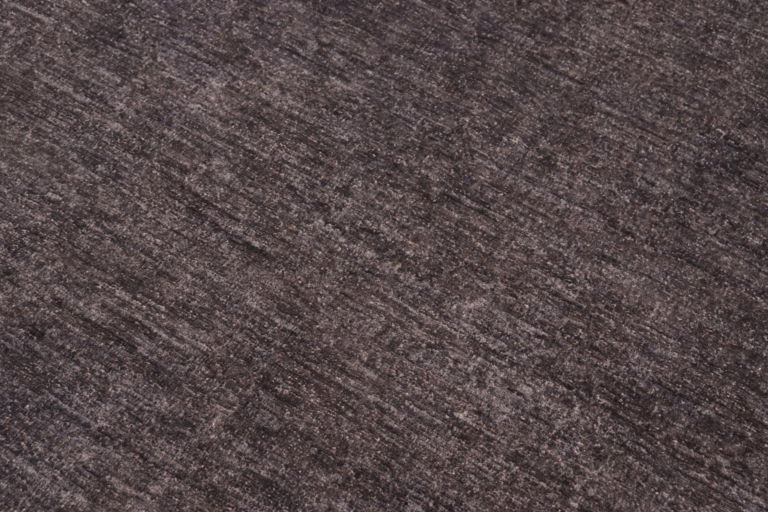 handmade Over Dyed Over Dyed Gray Gray Hand Knotted RECTANGLE 100% WOOL area rug 8' x 10'