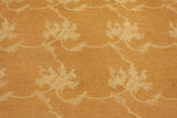 handmade Transitional Kafkaz Dull Orange Tan Hand Knotted RECTANGLE 100% WOOL area rug 9 x 12
