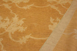 handmade Transitional Kafkaz Dull Orange Tan Hand Knotted RECTANGLE 100% WOOL area rug 9 x 12