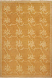 handmade Transitional Kafkaz Dull Orange Tan Hand Knotted RECTANGLE 100% WOOL area rug 9 x 12