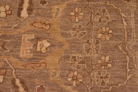 handmade Traditional Kafkaz Gray Tan Hand Knotted RECTANGLE 100% WOOL area rug 8x10