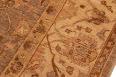 handmade Traditional Kafkaz Gray Tan Hand Knotted RECTANGLE 100% WOOL area rug 8X10