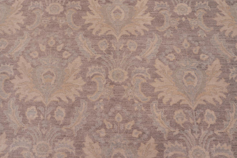 handmade Modern Kafkaz Lt. Brown Gray Hand Knotted RECTANGLE 100% WOOL area rug 9' x 11'