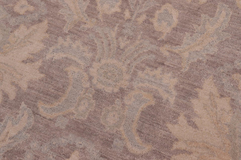 handmade Modern Kafkaz Lt. Brown Gray Hand Knotted RECTANGLE 100% WOOL area rug 9' x 11'