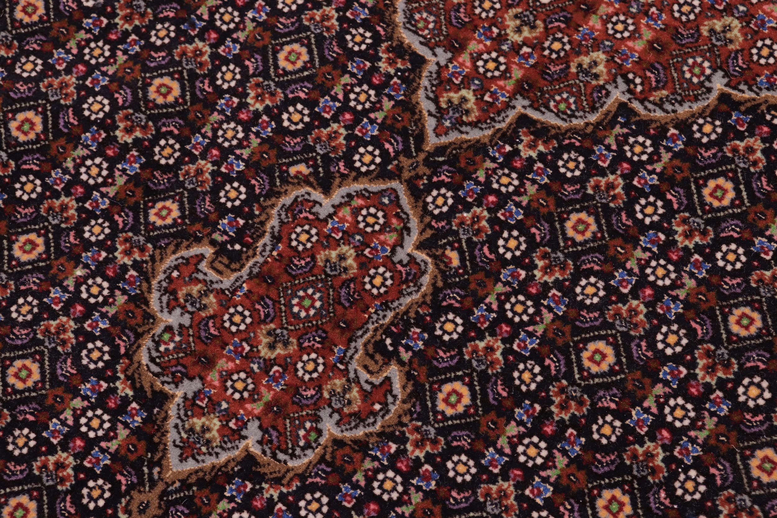 handmade Traditional Antique  Blue Multi Hand Knotted RECTANGLE 100% WOOL area rug 5x7