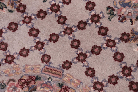 handmade Traditional  Gray Blue Hand Knotted RECTANGLE 100% WOOL area rug 3x4