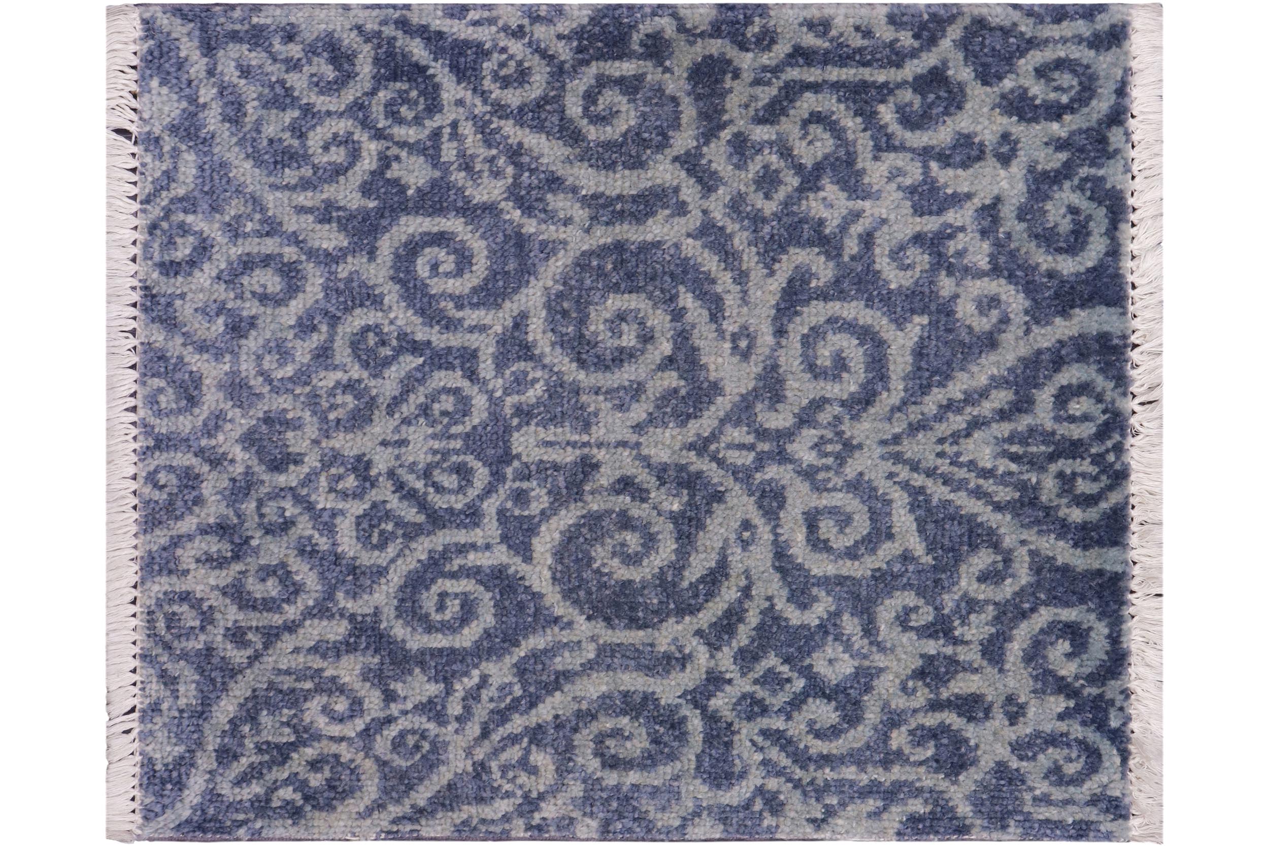 Contemporary Cyrena Wool & Viscose Rug – Treasured Knots
