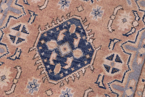 handmade Traditional Kafkaz Brown Ivory Hand Knotted RECTANGLE 100% WOOL area rug 2' x 3'