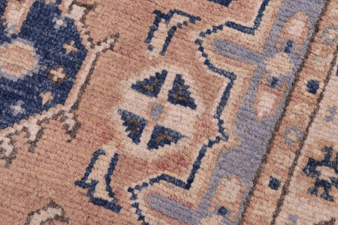 handmade Traditional Kafkaz Brown Ivory Hand Knotted RECTANGLE 100% WOOL area rug 2' x 3'