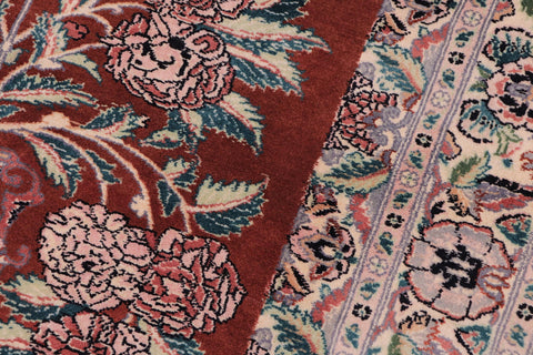 handmade Traditional Persian Rust Beige Hand Knotted RECTANGLE 100% WOOL area rug 3x5