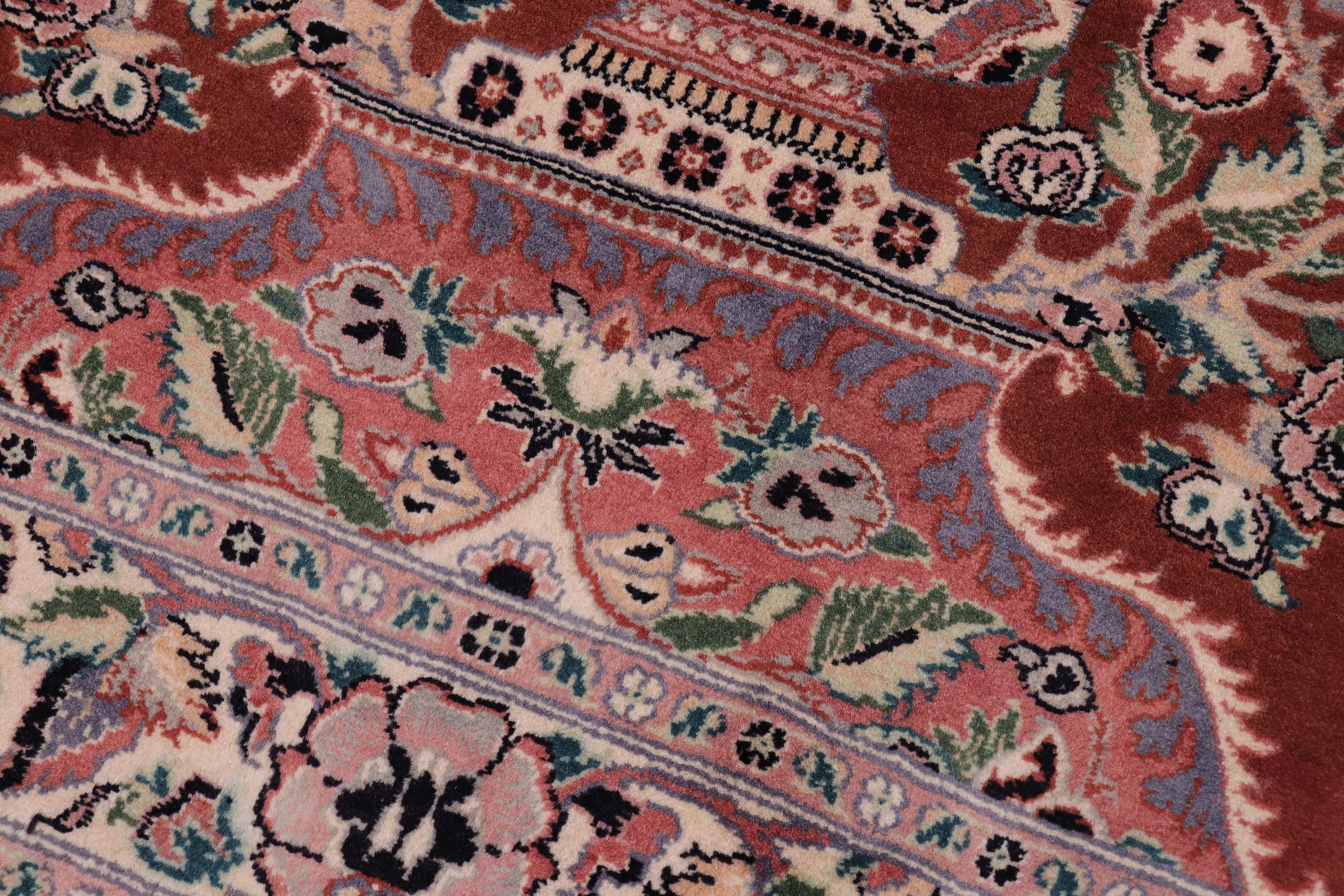 handmade Traditional Persian Rust Beige Hand Knotted RECTANGLE 100% WOOL area rug 3x5