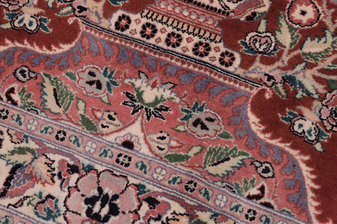 handmade Traditional Persian Rust Beige Hand Knotted RECTANGLE 100% WOOL area rug 3x5