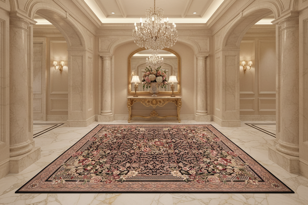 handmade Traditional Rasmi Romal Black Tan Hand Knotted RECTANGLE 100% WOOL area rug 10x14