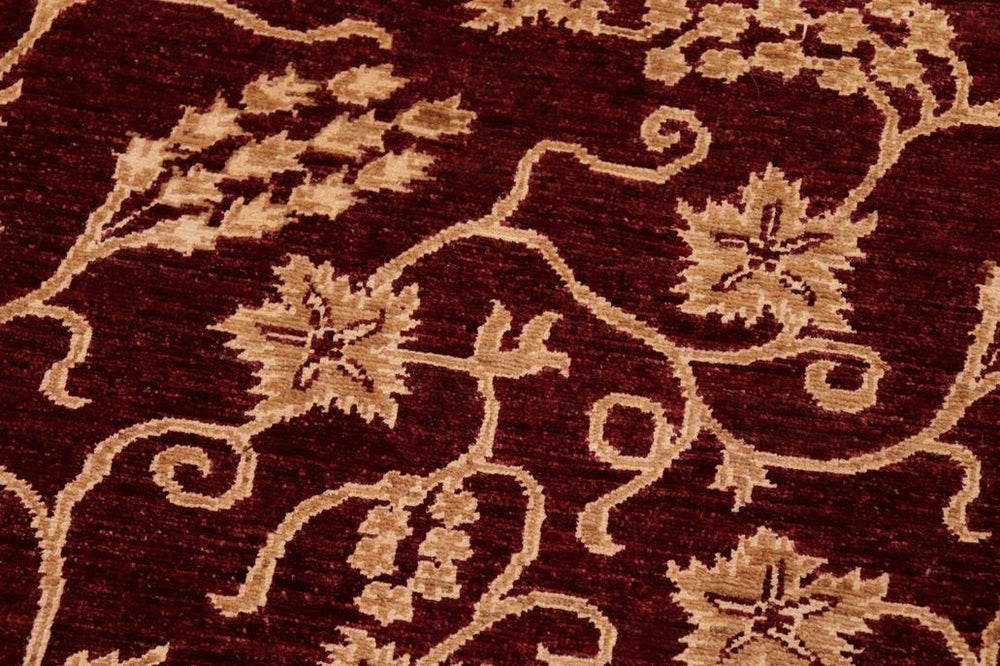 handmade Transitional Kafkaz Red Tan Hand Knotted RECTANGLE 100% WOOL area rug 8 x 11