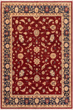 handmade Traditional Kafkaz Red Blue Hand Knotted RECTANGLE 100% WOOL area rug 8 x 10