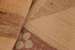 handmade Transitional Kafkaz Brown Tan Hand Knotted RECTANGLE 100% WOOL area rug 8X10