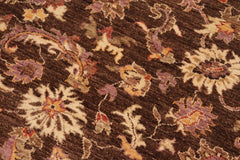 handmade Traditional Kafkaz Brown Beige Hand Knotted RECTANGLE 100% WOOL area rug 8X10