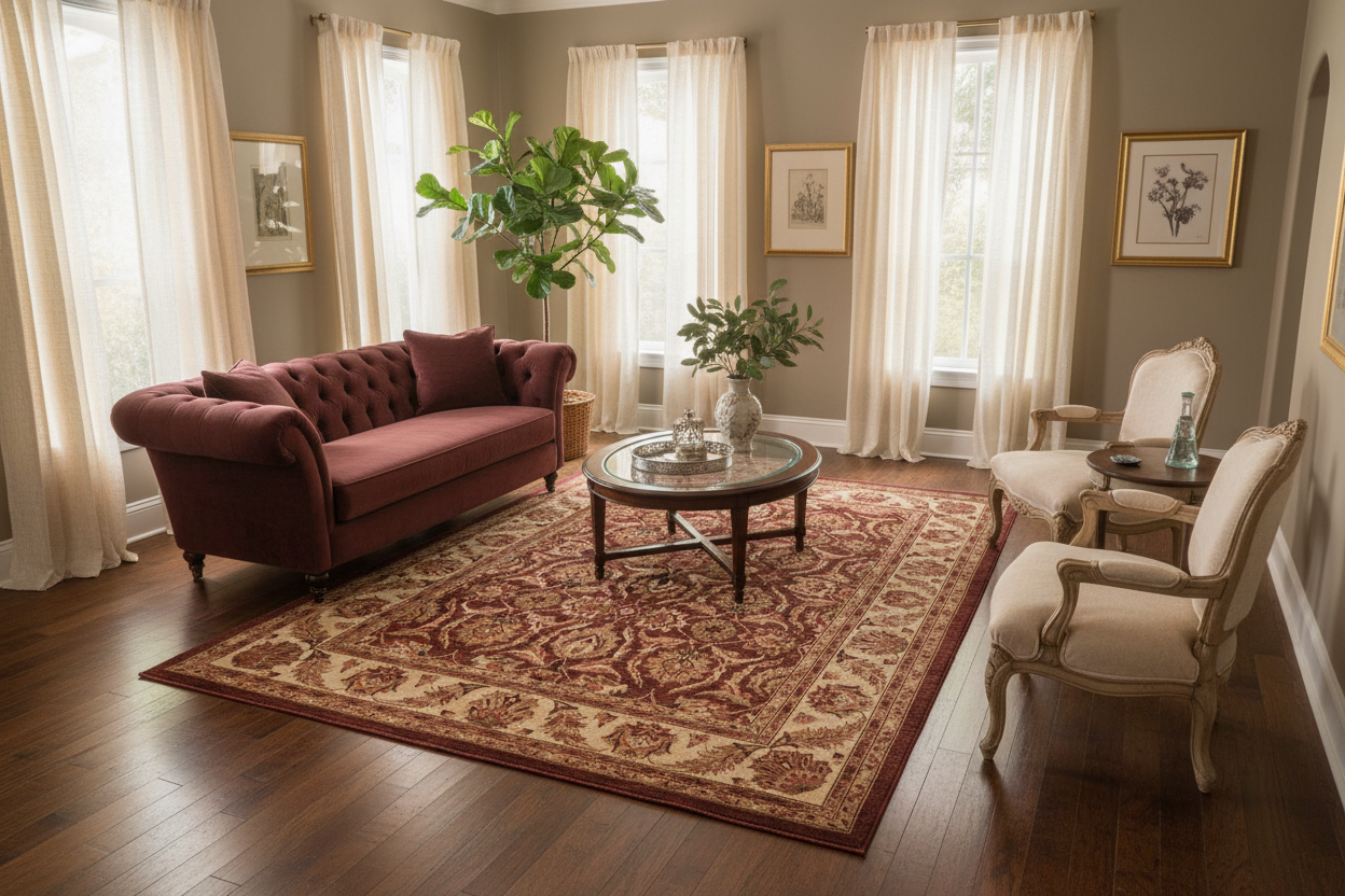 handmade Traditional Kafkaz Brown Ivory Hand Knotted RECTANGLE 100% WOOL area rug 8x10