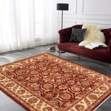 handmade Traditional Kafkaz Brown Ivory Hand Knotted RECTANGLE 100% WOOL area rug 8 x 10