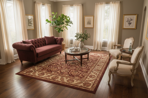 handmade Traditional Kafkaz Brown Ivory Hand Knotted RECTANGLE 100% WOOL area rug 8x10