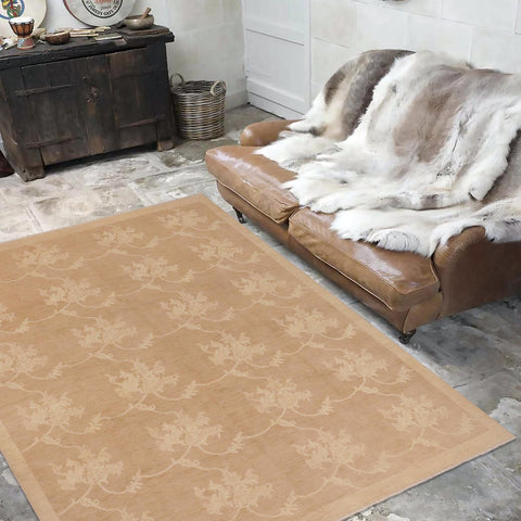 handmade Modern Kafkaz Lt. Brown Beige Hand Knotted RECTANGLE 100% WOOL area rug 9' x 11'