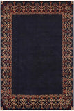 handmade Modern Kafkaz Blue Red Hand Knotted RECTANGLE 100% WOOL area rug 9 x 12