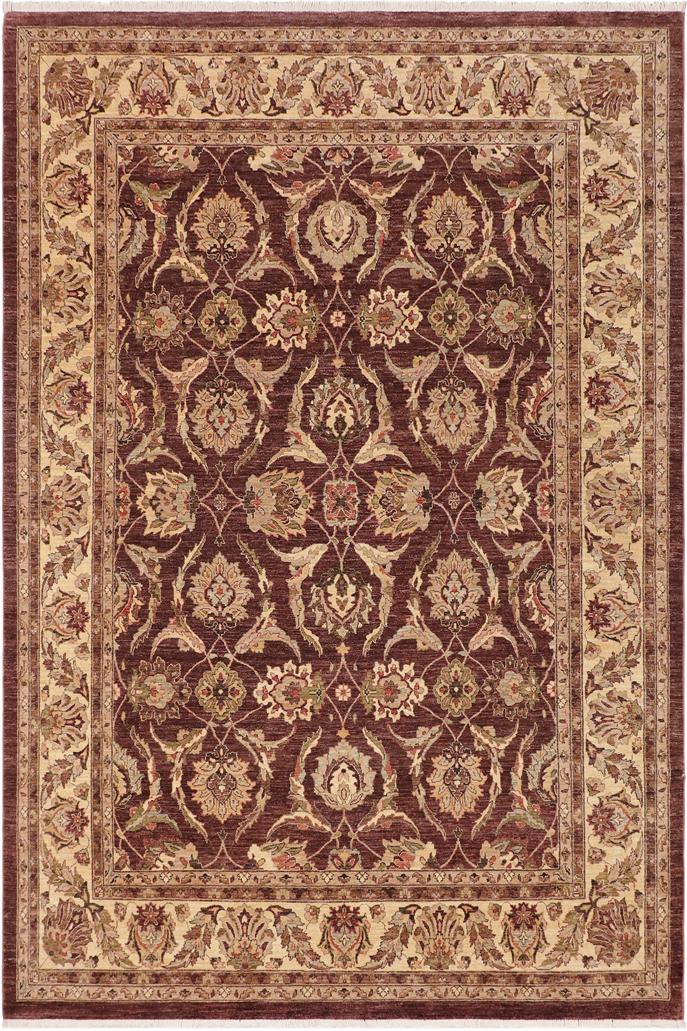 handmade Traditional Kafkaz Brown Beige Hand Knotted RECTANGLE 100% WOOL area rug 9X12