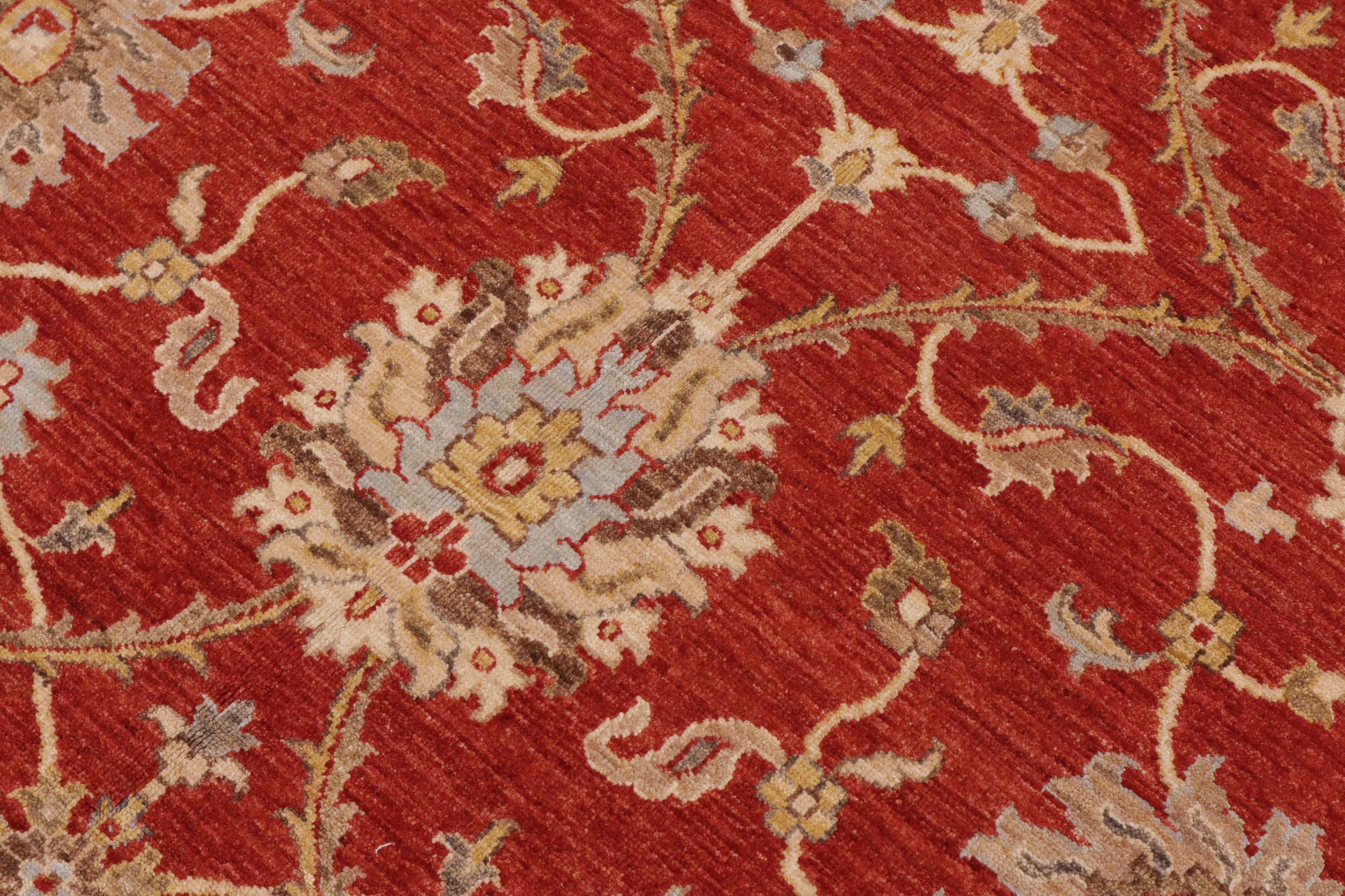 handmade Traditional Kafkaz Orange Gold Hand Knotted RECTANGLE 100% WOOL area rug 9x12