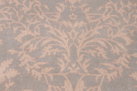 handmade Modern Kotan Green Tan Hand Knotted RECTANGLE 100% WOOL area rug 6' x 9'