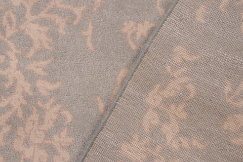 handmade Modern Kotan Green Tan Hand Knotted RECTANGLE 100% WOOL area rug 6' x 9'