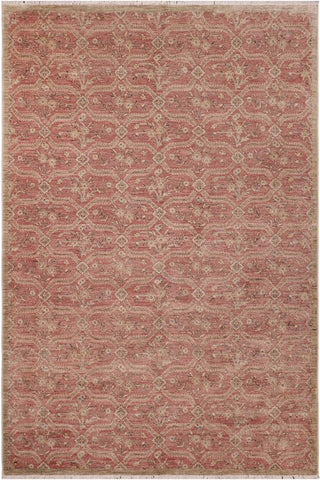 handmade Transitional Kafkaz Pink Green Hand Knotted RECTANGLE 100% WOOL area rug 6X9
