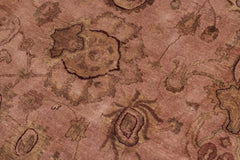 handmade Traditional Kafkaz Dark Tan Dark Tan Hand Knotted RECTANGLE 100% WOOL area rug 10'X14'