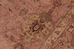 handmade Traditional Kafkaz Dark Tan Dark Tan Hand Knotted RECTANGLE 100% WOOL area rug 10'X14'